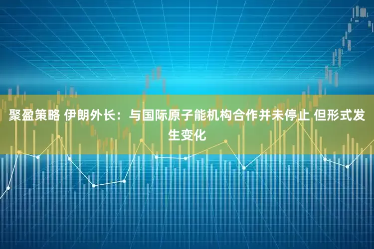 聚盈策略 伊朗外长：与国际原子能机构合作并未停止 但形式发生变化