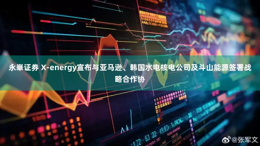 永崋证券 X-energy宣布与亚马逊、韩国水电核电公司及斗山能源签署战略合作协