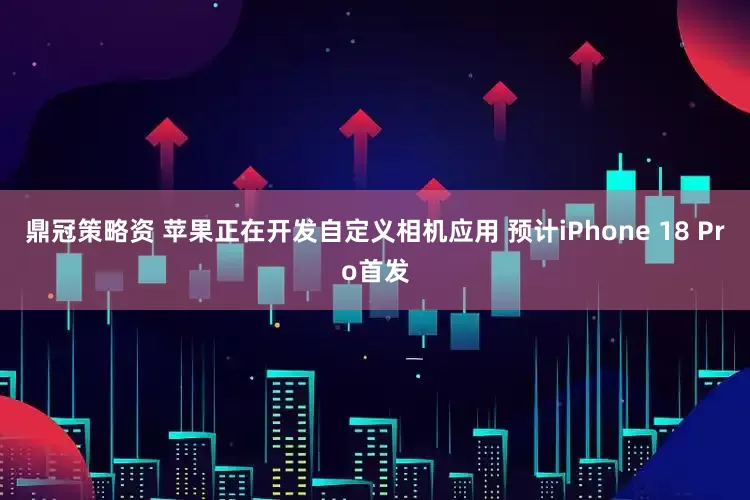 鼎冠策略资 苹果正在开发自定义相机应用 预计iPhone 18 Pro首发